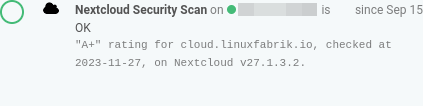 nextcloud-security-scan